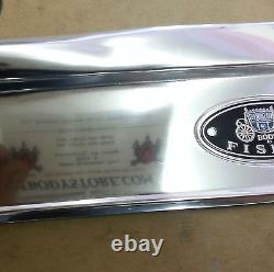 1970-72 TRANS AM & CAMARO BODY / DOOR SILL PLATE SET With CORRECT BLACK RIVETS