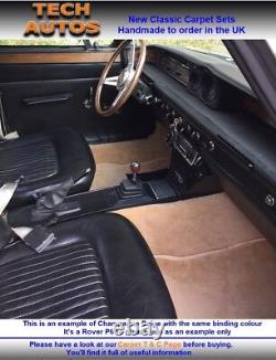 Carpet Set Handmade to Order Hessian Back Jaguar S Type 3.4 & 3.8 Saloon