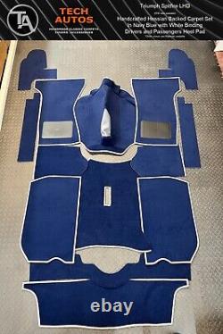 Carpet Set Handmade to Order Hessian Back Triumph Spitfire