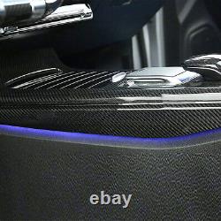 For Benz CLA A Class W118 2020 Carbon Fiber Gear Shift Both Side Strip Trim