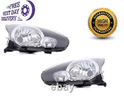 Headlight Headlamp Left & Right Both Side Set For Toyota Aygo Mk1 2005 to 2014