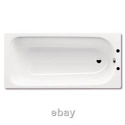 Kaldewei Eurowa Steel Bath With Legs All Sizes With 2 Tap Holes Straight