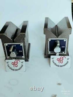 Magnetic V block Matched Pair / 1pc Both Side V Packed Precision quality export