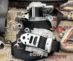 Ensemble de kit de coussin gonflable et de ceintures de sécurité pour tableau de bord Lexus Ct 200h 2014-19 avec ceintures des deux côtés