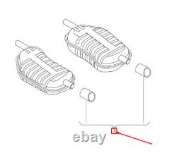 Nouvelle extrémité de tuyau d'échappement de qualité authentique Audi A4 A5 8w Ensemble de garniture des deux côtés 8w0071762